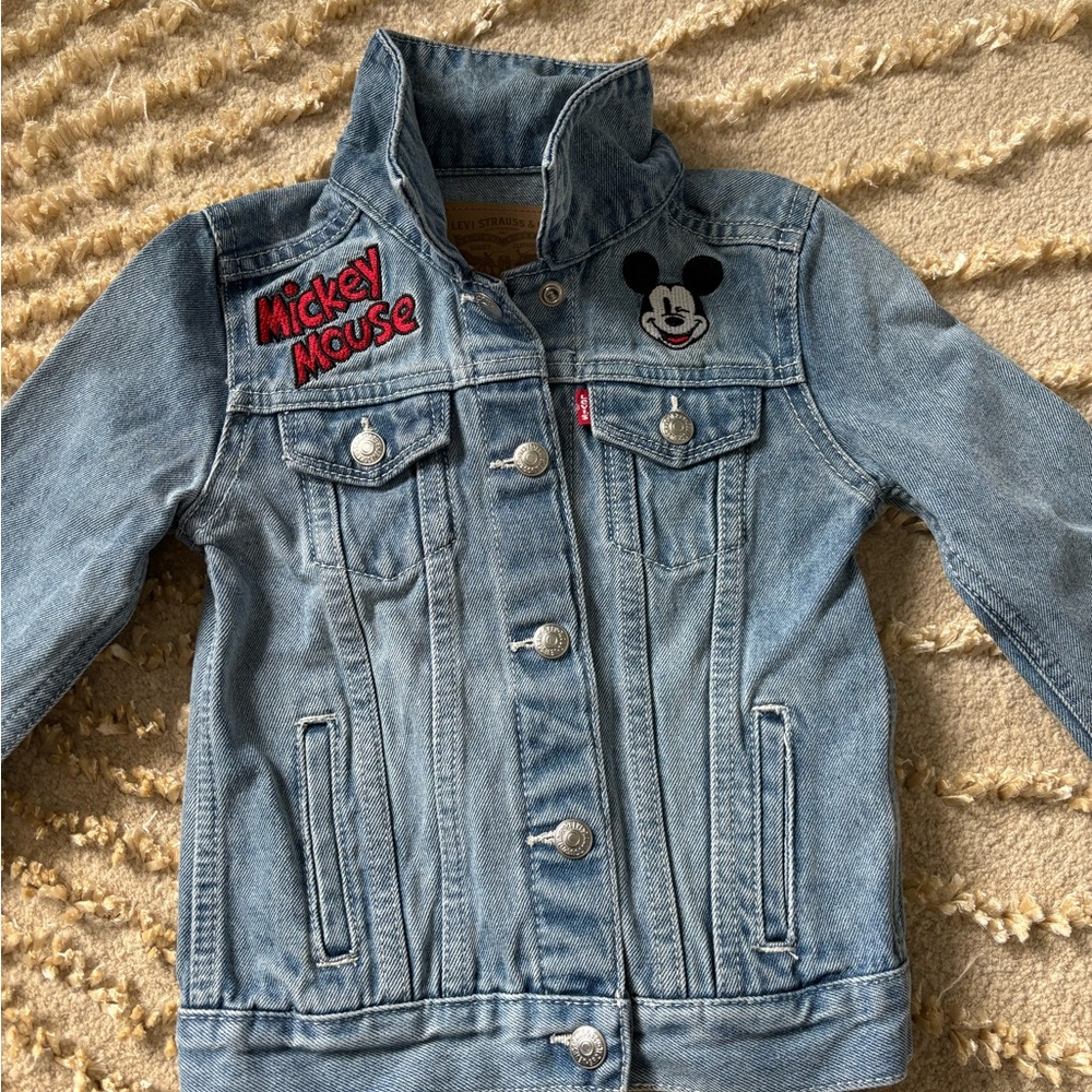 BRAND NEW Levi’s x Mickey Mouse Disney Kids Denim Jacket